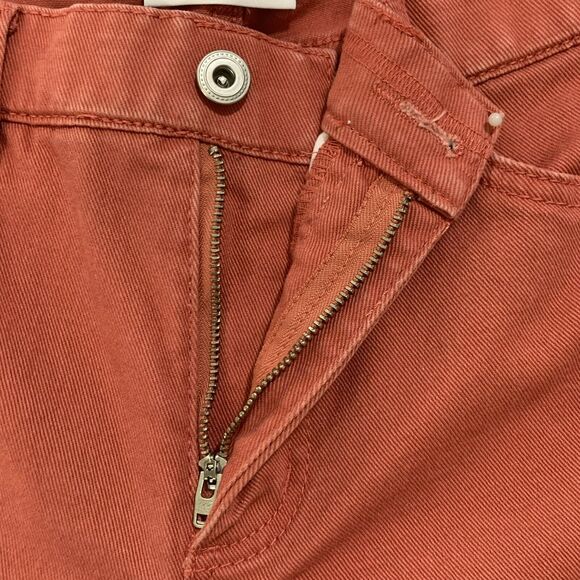 D&Co. Straight Leg Jeans Women 10P Coral 5-Pocket Design Stretch Belt Loops E44‎ - Picture 13 of 15